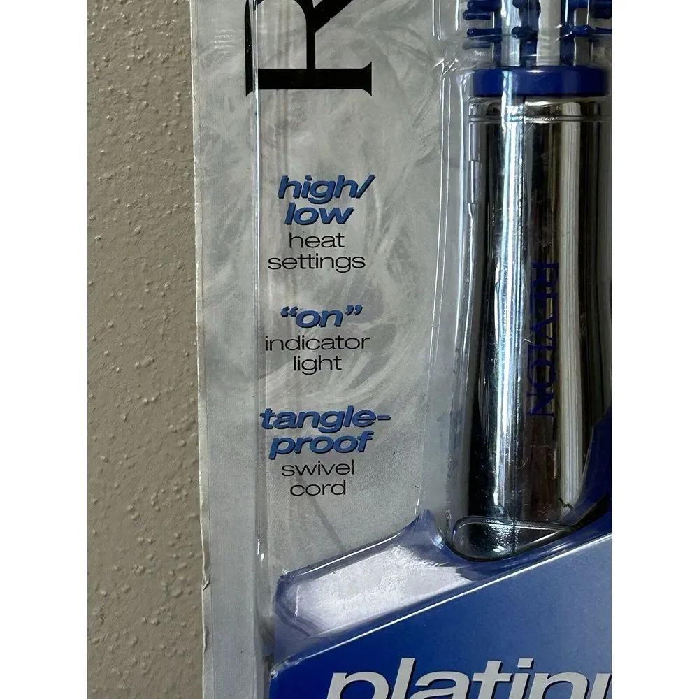 Vintage‎ Revlon Curling Iron Brush Platinum Touch Hair Styling 3/4
